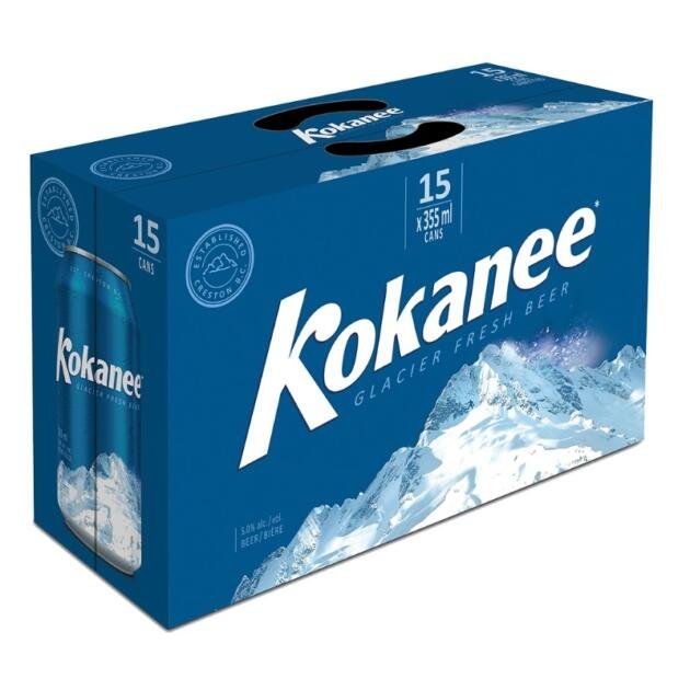 15 Pk 355ml Cans Kokanee