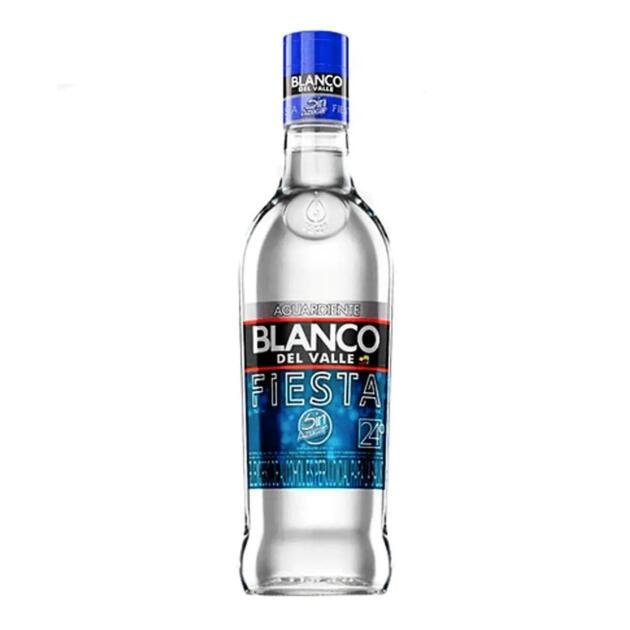 Aguardiente Blanco Del Valle Fiesta 1Ltr