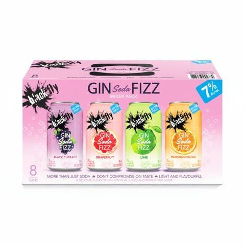 Black Fly Gin Soda Fizz Mixer