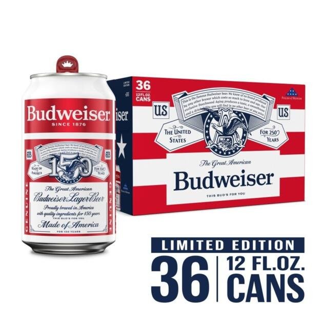 Budweiser 36 Cans