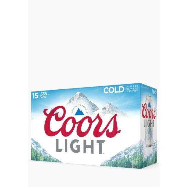 Coors Light 15 Cans