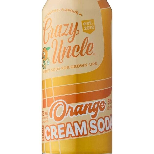 Crazy Uncle Hard Orange Cream Soda