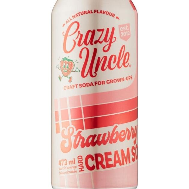 Crazy Uncle Strawberry Cream Soda
