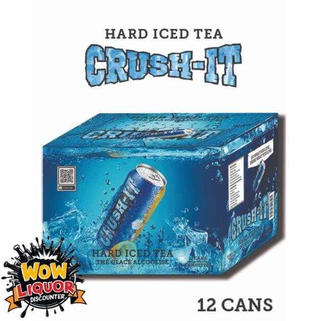 Crush-It Hard Iced Tea 12 Pack