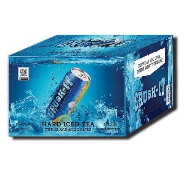 CRUSH-IT HARD ICED TEA 24 PACK