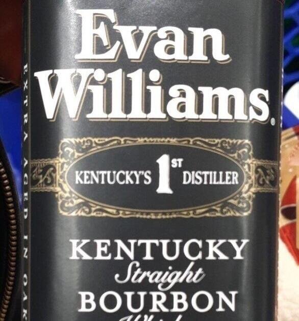 Evan Williams Black Label Bourbon