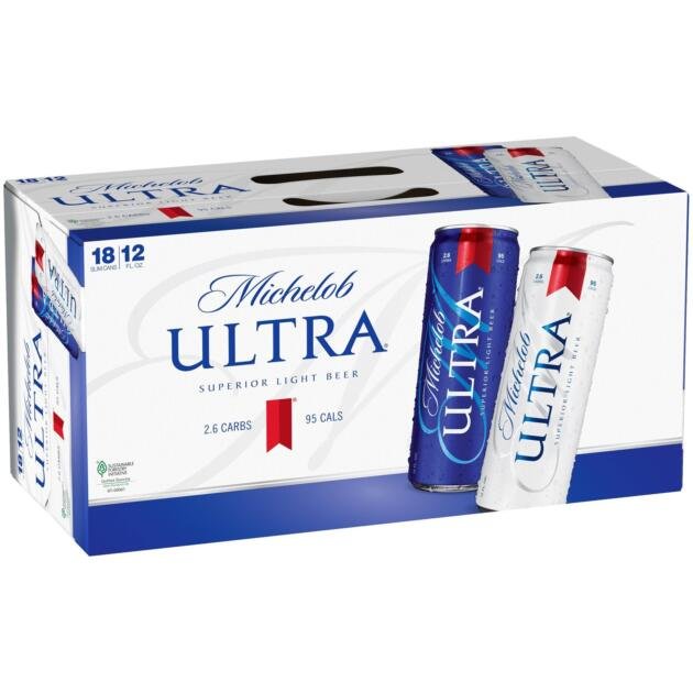 Michelob Ultra 18 Can Sleek