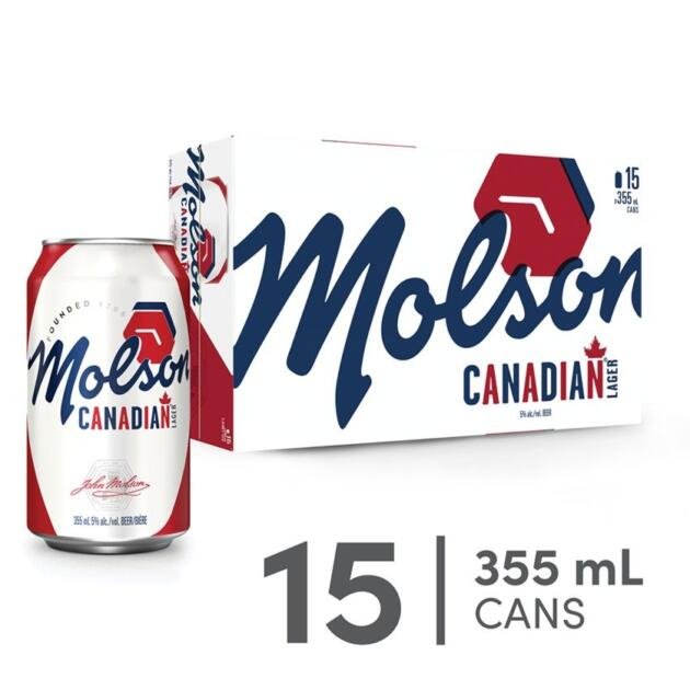 Molson Canadian 15 Btls