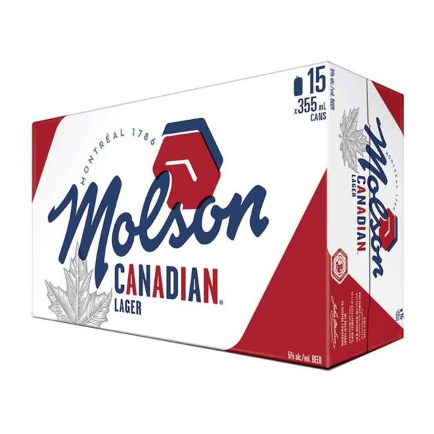 Molson Canadian 15 Cans