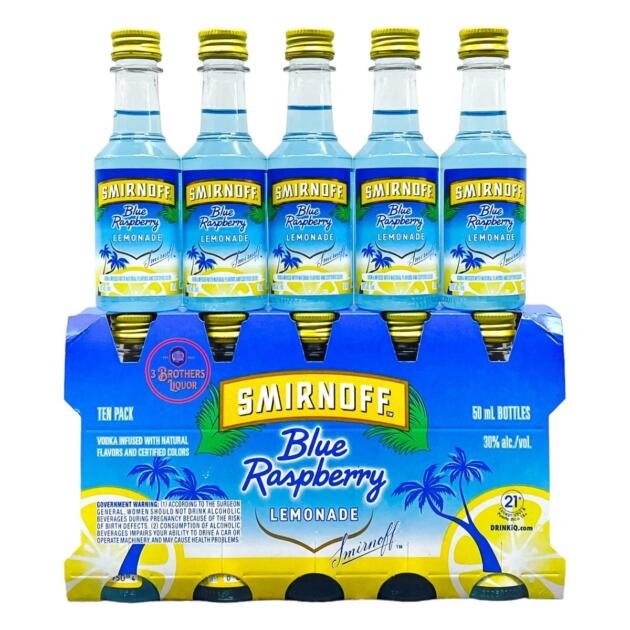 Nude Vodka Soda Blue Raspberry Lem