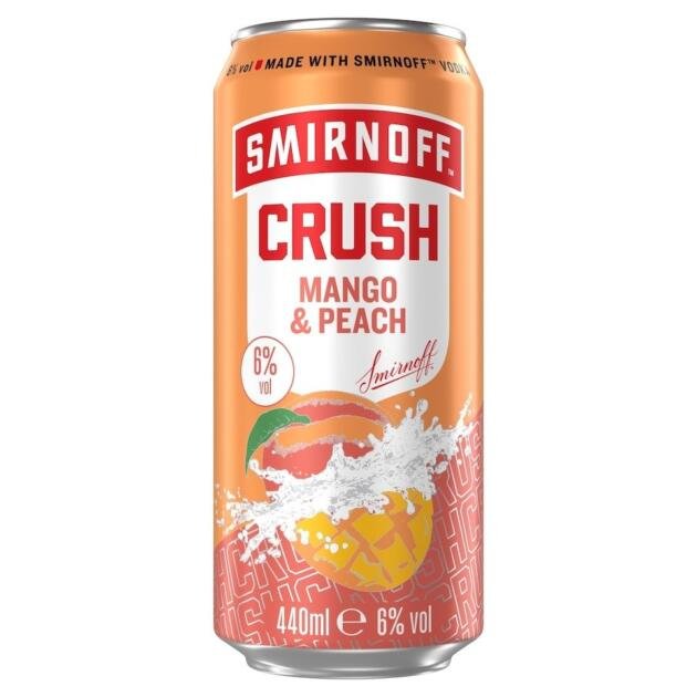 SMIRNOFF CRUSH MANGO PEACH
