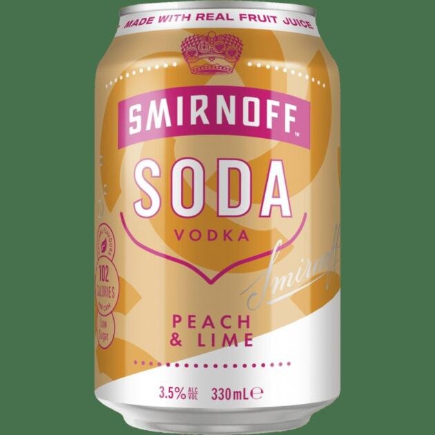 SMIRNOFF PEACH SODA
