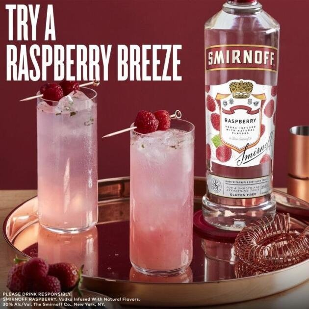 Smirnoff Raspberry Mule Vodka Cocktail