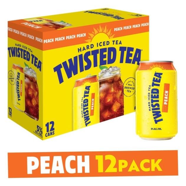 Twisted Tea Peach 12 Cans