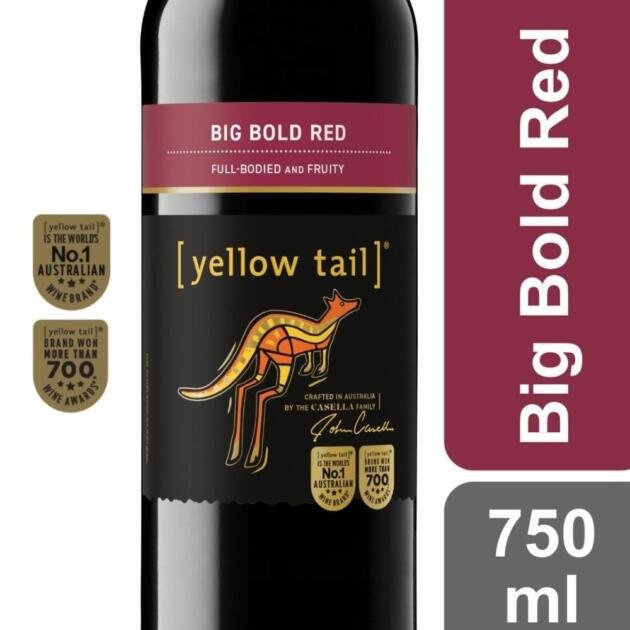 Yellow Tail Bold Red